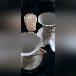 Gift idea ?Vintage teacup and saucer set and vase